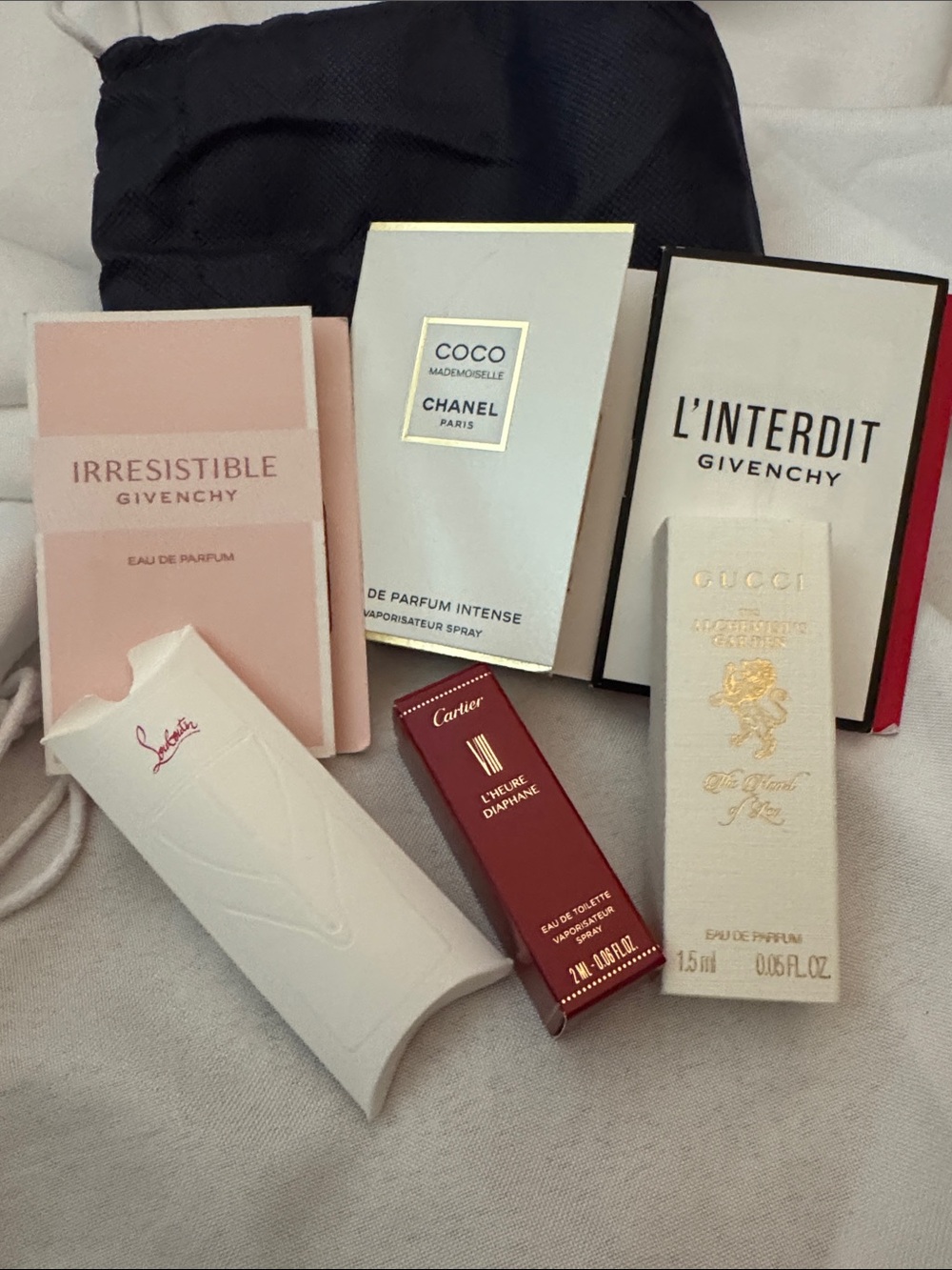 GUCCI, GIVENCHY, CARTIER, LOUBOUTIN, CHANEL Eau de Parfum Set